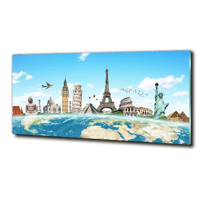 Tableau sur verre Monuments du monde