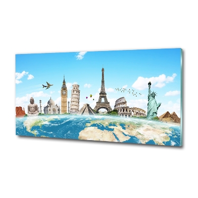 Tableau sur verre Monuments du monde