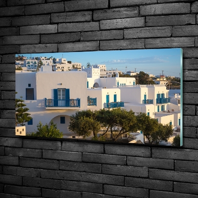 Tableau sur verre Mykonos Grèce