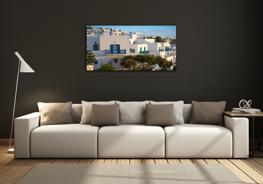 Tableau sur verre Mykonos Grèce