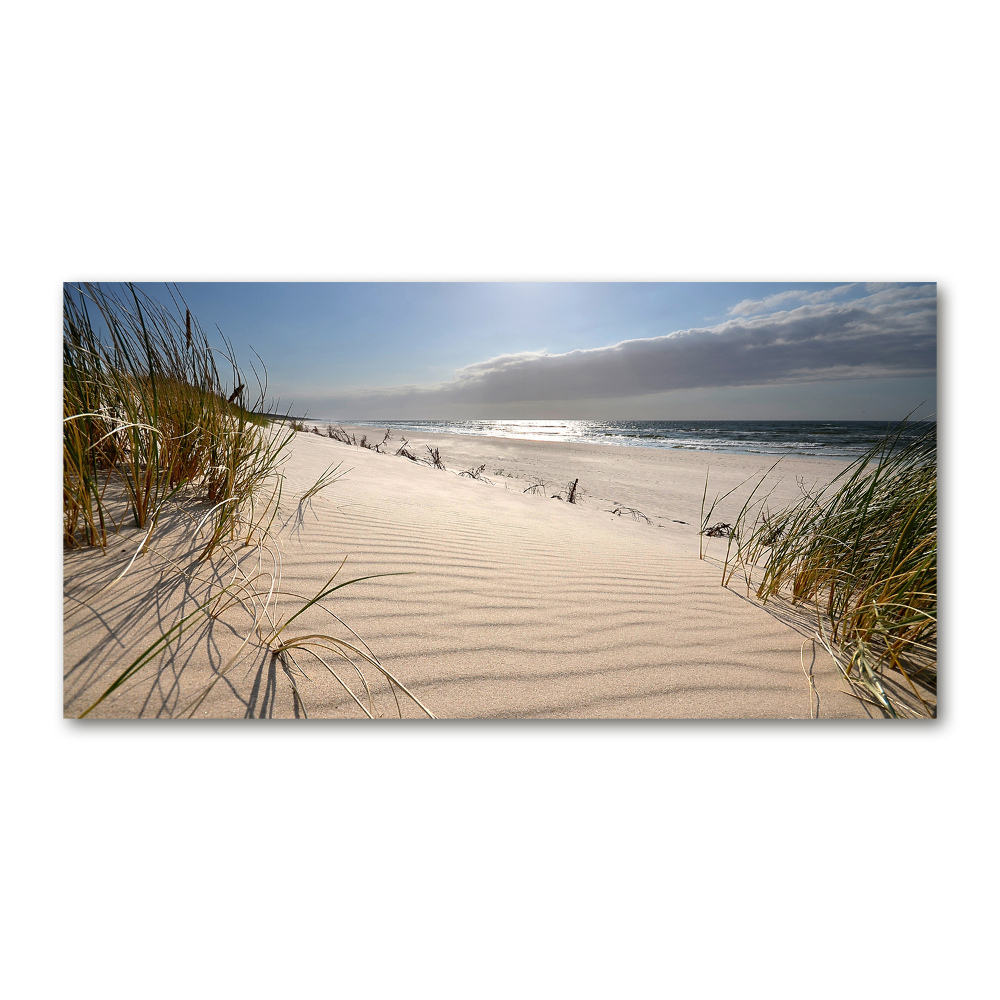 Tableau en verre Plage de Mrzezyno