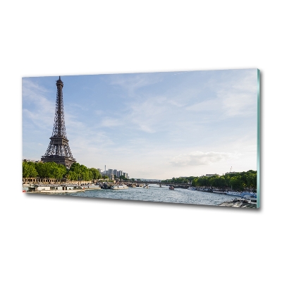 Tableau sur verre Tour Eiffel