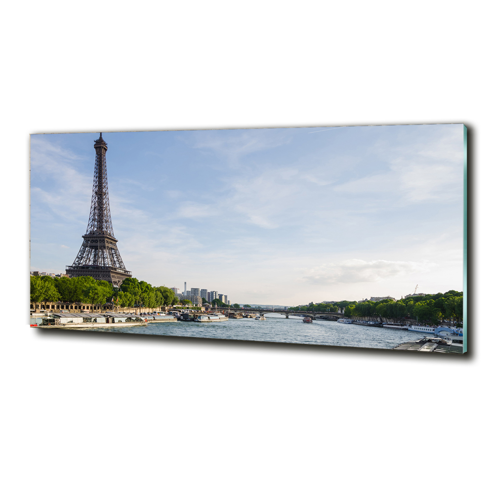 Tableau sur verre Tour Eiffel