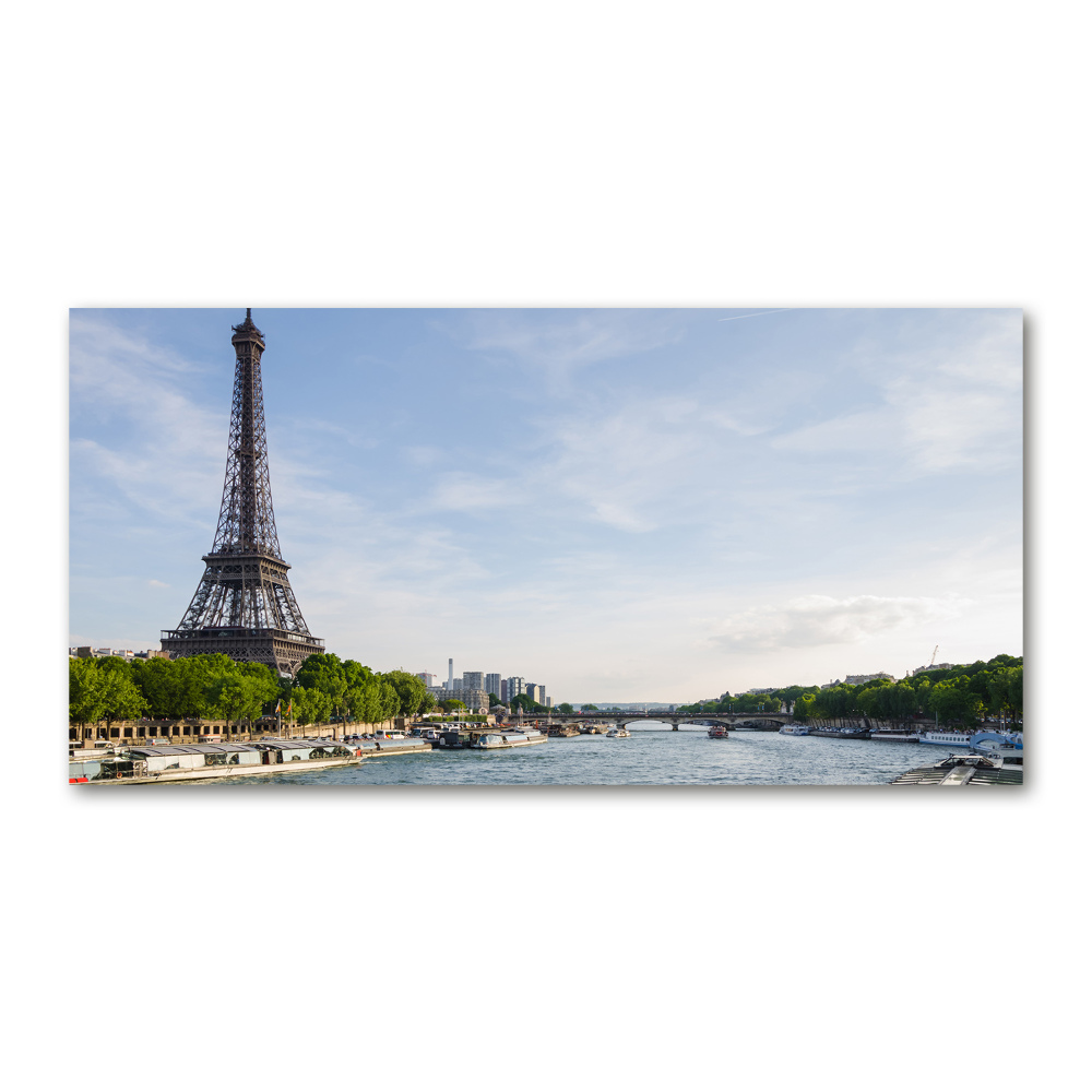 Tableau sur verre Tour Eiffel