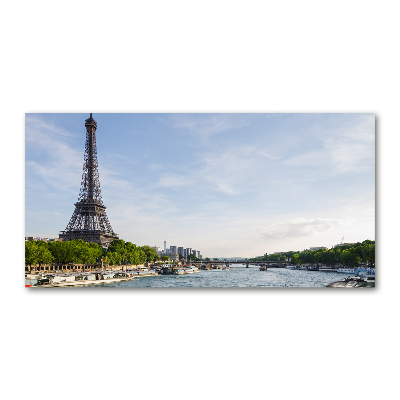 Tableau sur verre Tour Eiffel