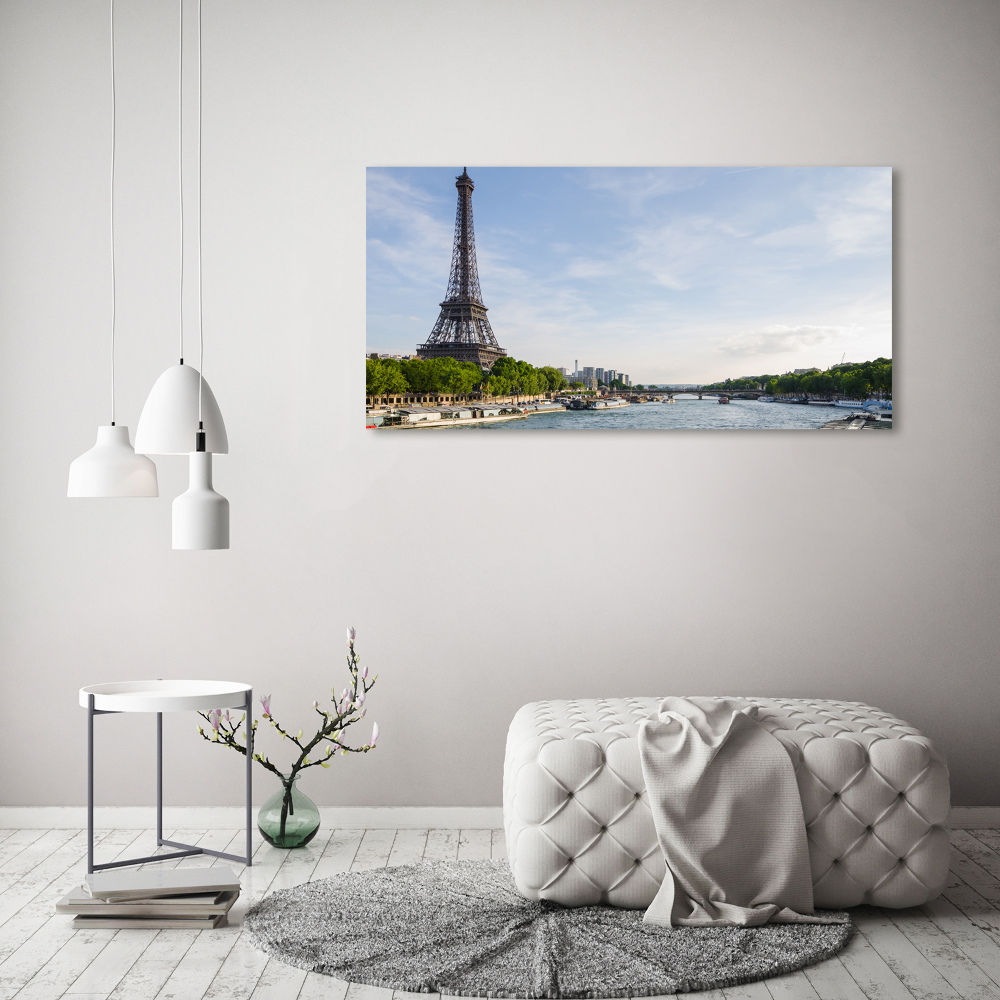 Tableau sur verre Tour Eiffel