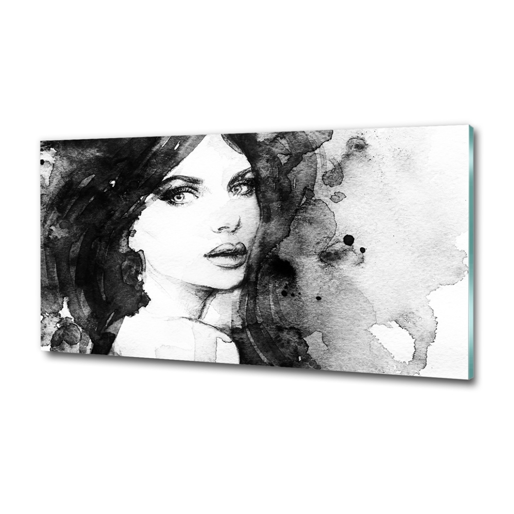 Tableau photo sur verre Portrait de femme