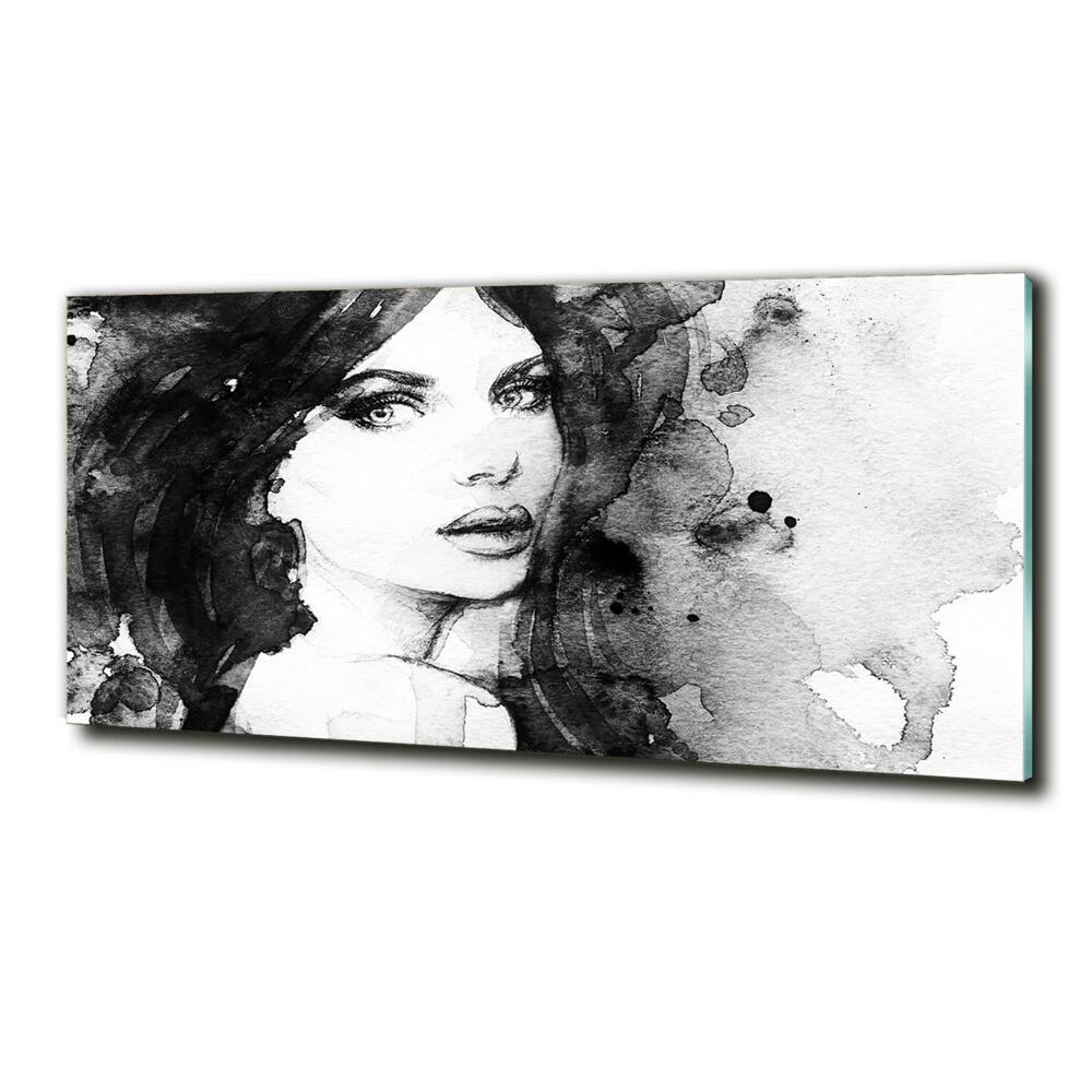 Tableau photo sur verre Portrait de femme