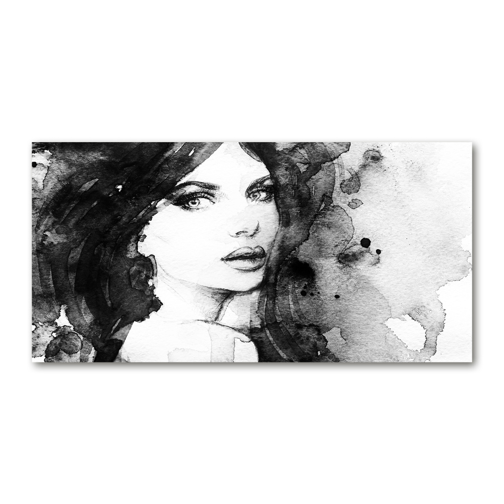 Tableau photo sur verre Portrait de femme