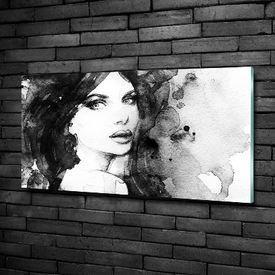 Tableau photo sur verre Portrait de femme