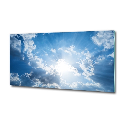 Tableau sur verre Nuages dans le ciel