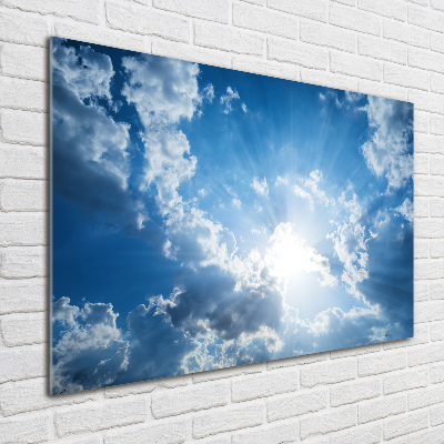 Tableau sur verre Nuages dans le ciel