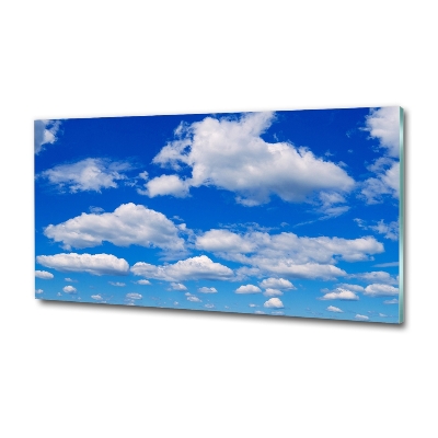 Tableau imprimé sur verre Nuages dans le ciel