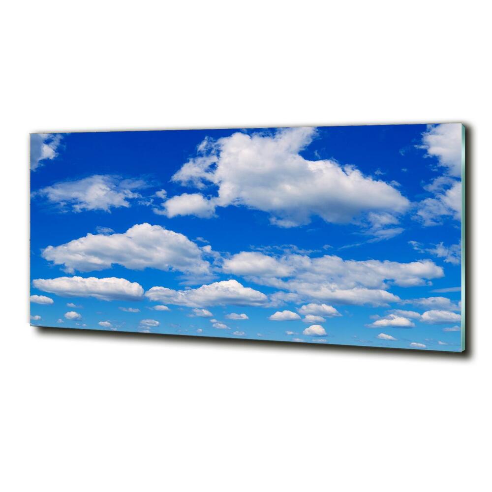 Tableau imprimé sur verre Nuages dans le ciel