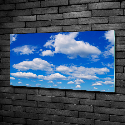 Tableau imprimé sur verre Nuages dans le ciel