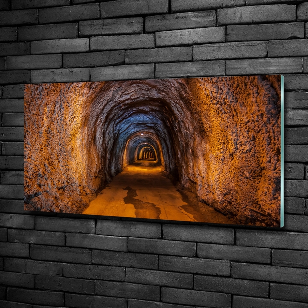 Tableau en verre Tunnel souterrain