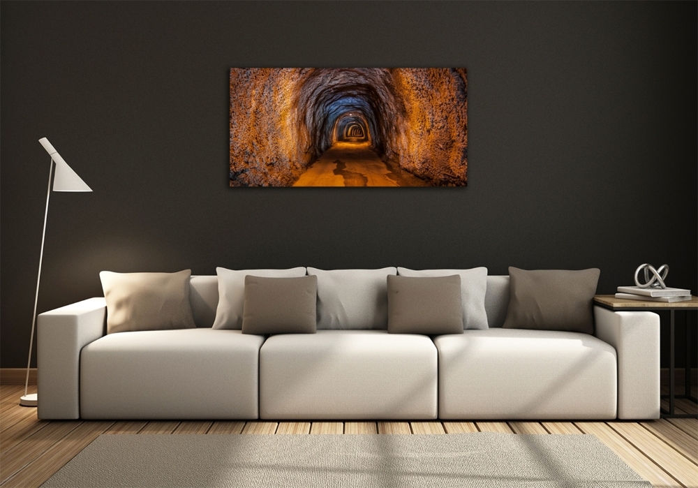 Tableau en verre Tunnel souterrain