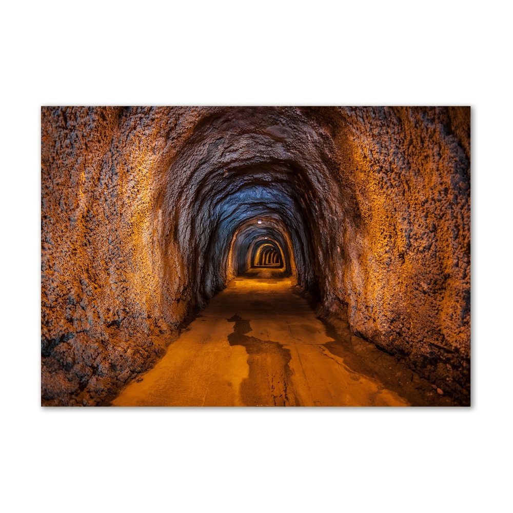 Tableau en verre Tunnel souterrain