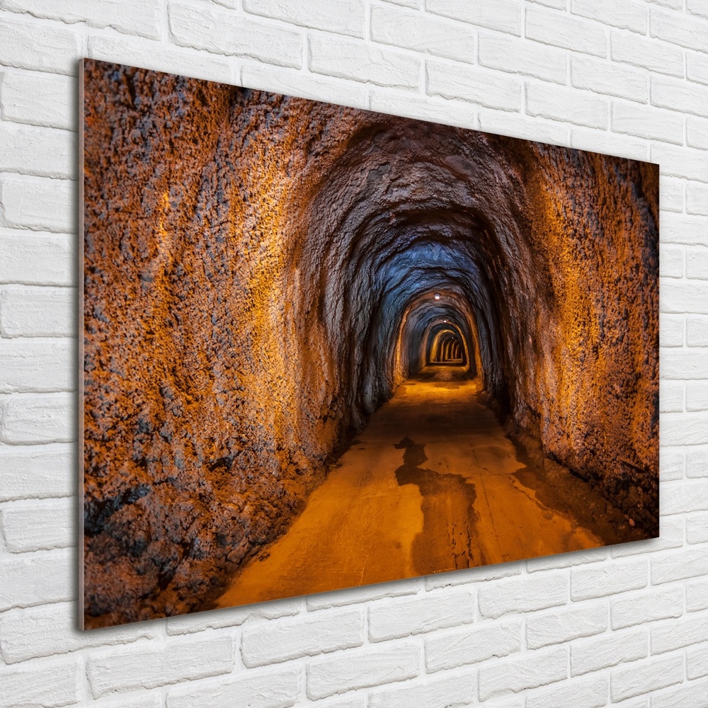 Tableau en verre Tunnel souterrain