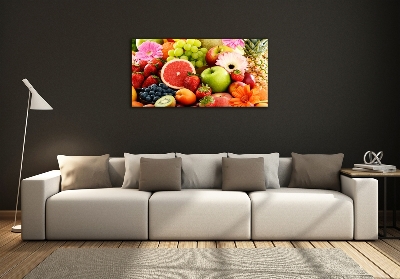 Tableau photo sur verre Fruits colorés