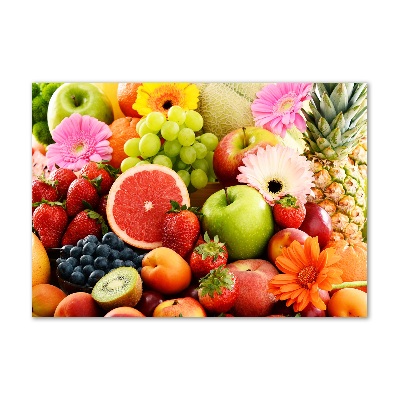 Tableau photo sur verre Fruits colorés