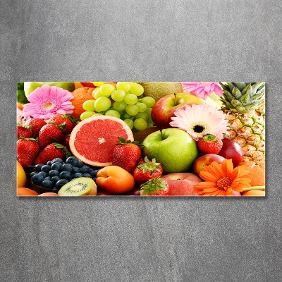 Tableau photo sur verre Fruits colorés