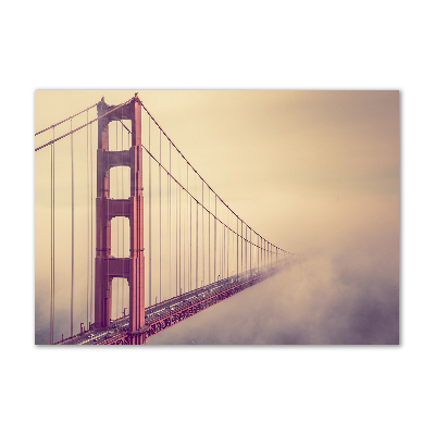 Tableau sur verre Pont de San Francisco