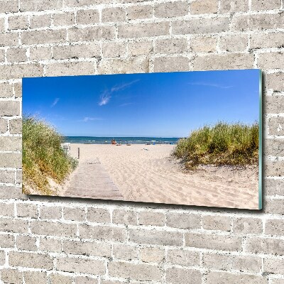 Tableau en verre Dunes de mer