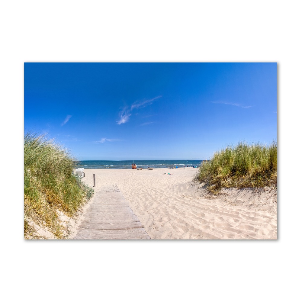 Tableau en verre Dunes de mer