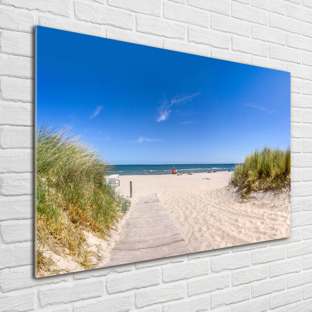 Tableau en verre Dunes de mer