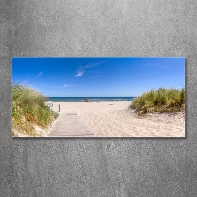 Tableau en verre Dunes de mer