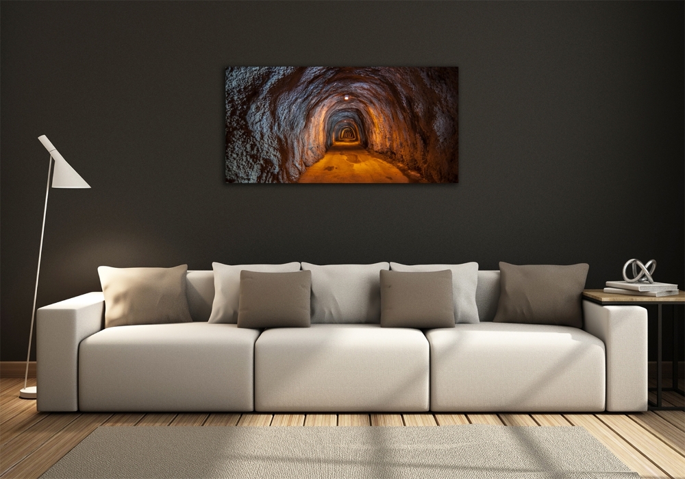 Tableau sur verre Tunnel souterrain