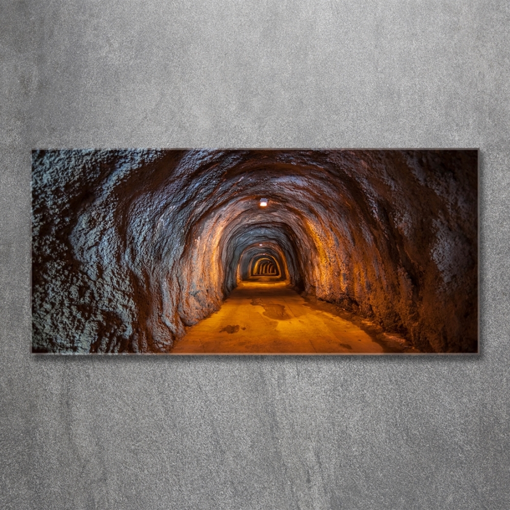 Tableau sur verre Tunnel souterrain