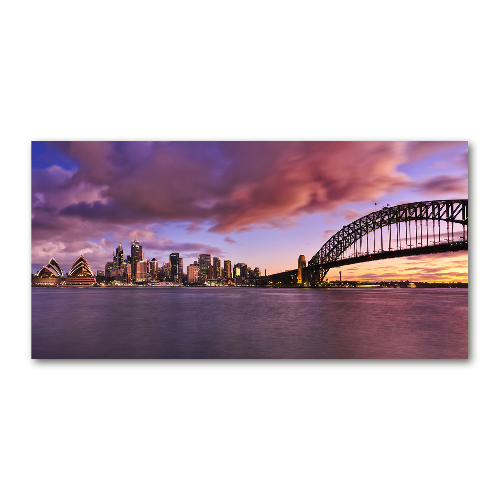 Tableau photo sur verre Le pont de Sidney