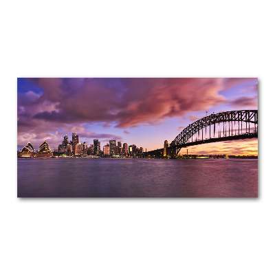 Tableau photo sur verre Le pont de Sidney