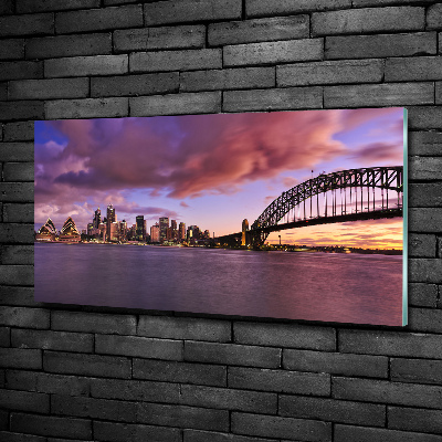 Tableau photo sur verre Le pont de Sidney