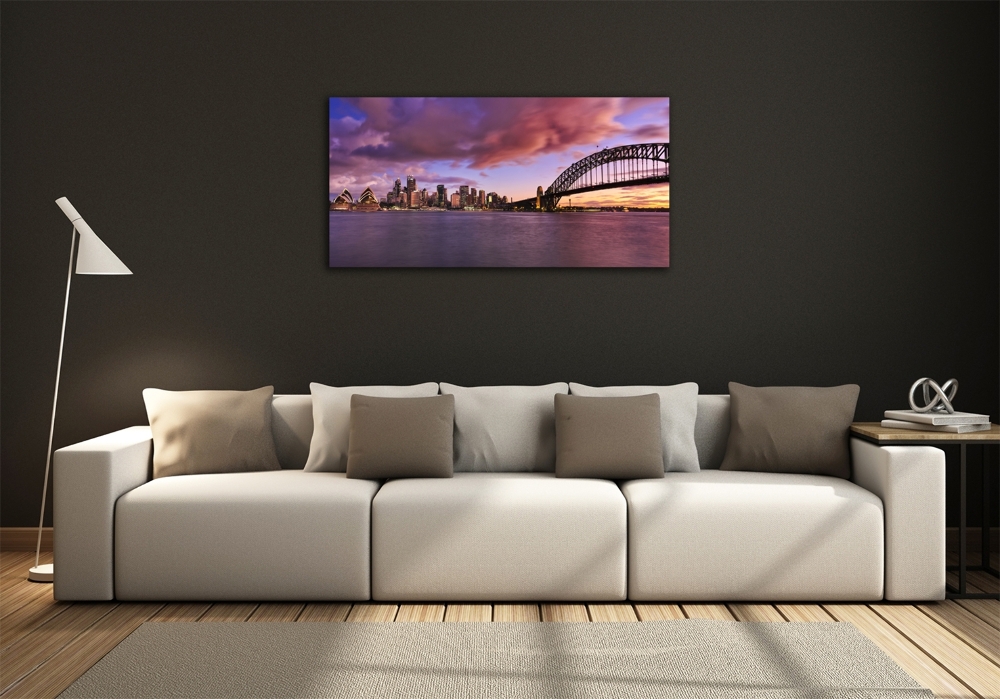 Tableau photo sur verre Le pont de Sidney