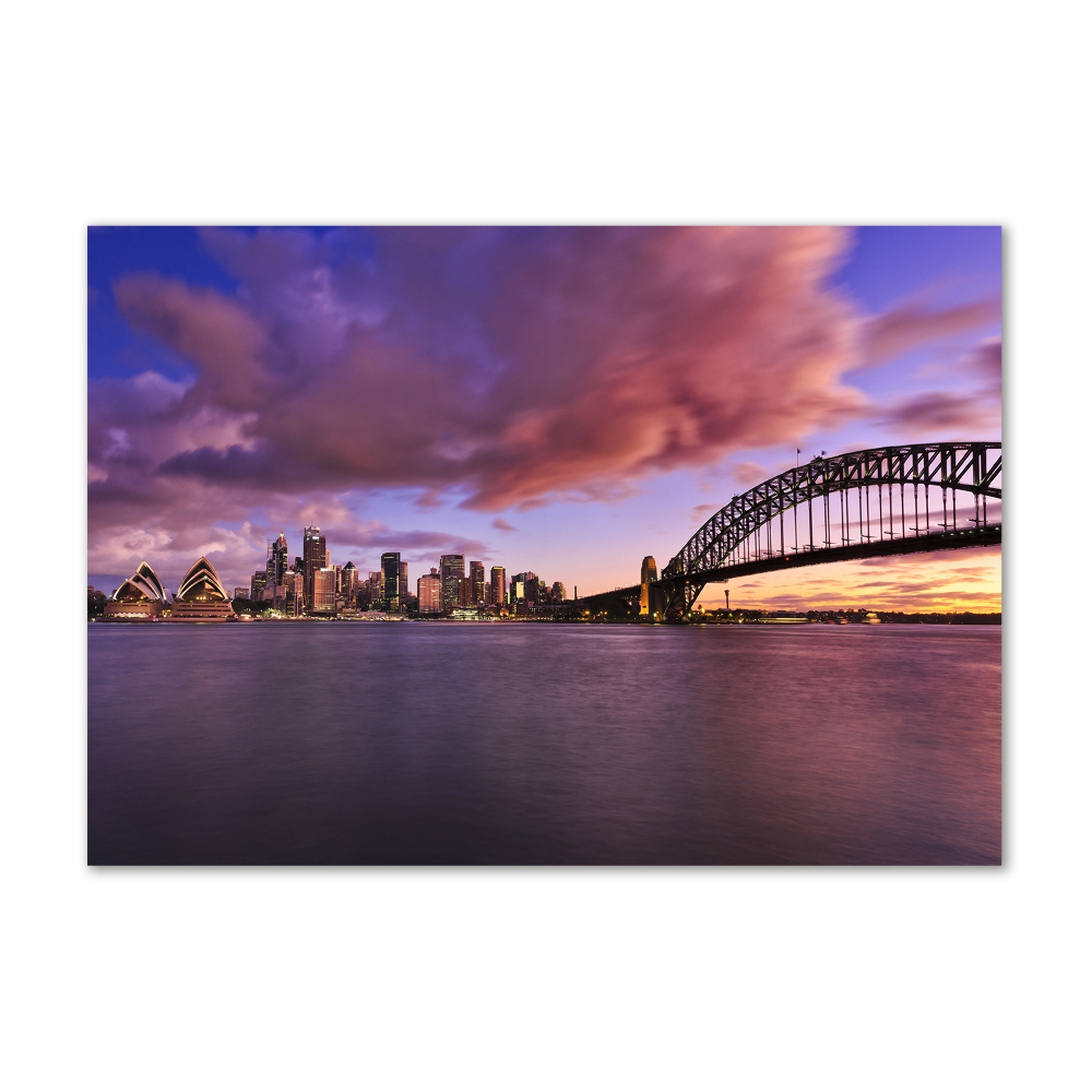 Tableau photo sur verre Le pont de Sidney