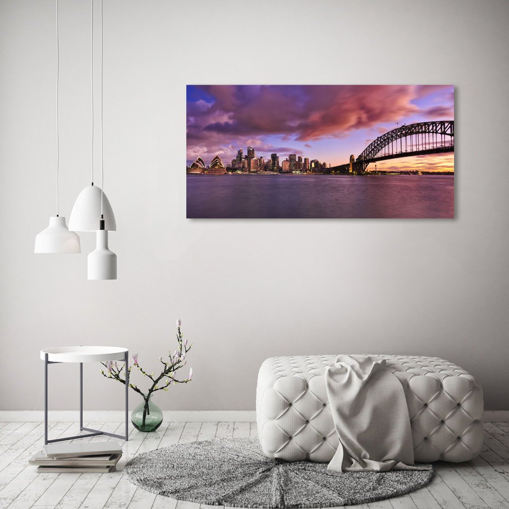 Tableau photo sur verre Le pont de Sidney