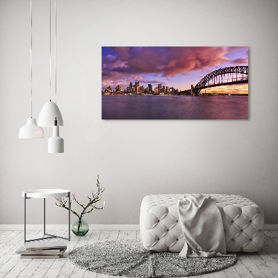 Tableau photo sur verre Le pont de Sidney