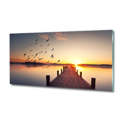 Tableau photo sur verre Coucher de soleil