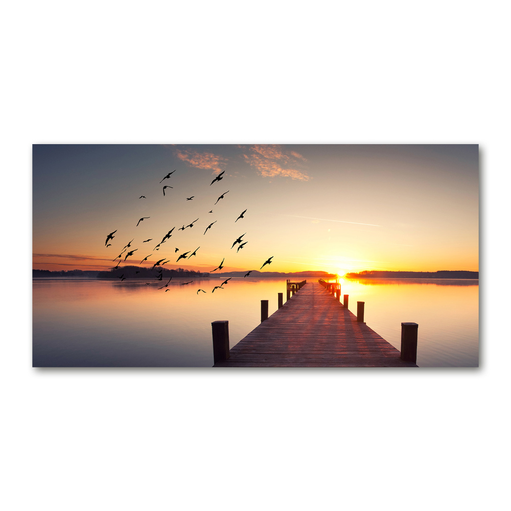 Tableau photo sur verre Coucher de soleil