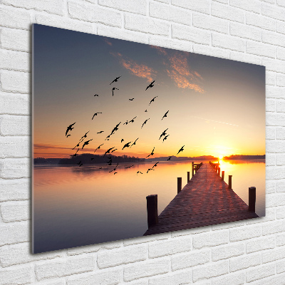 Tableau photo sur verre Coucher de soleil