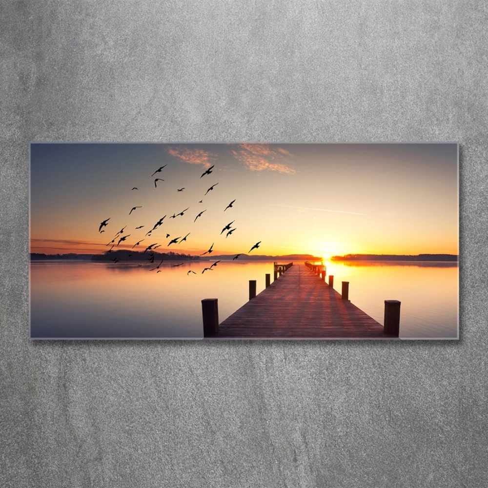 Tableau photo sur verre Coucher de soleil