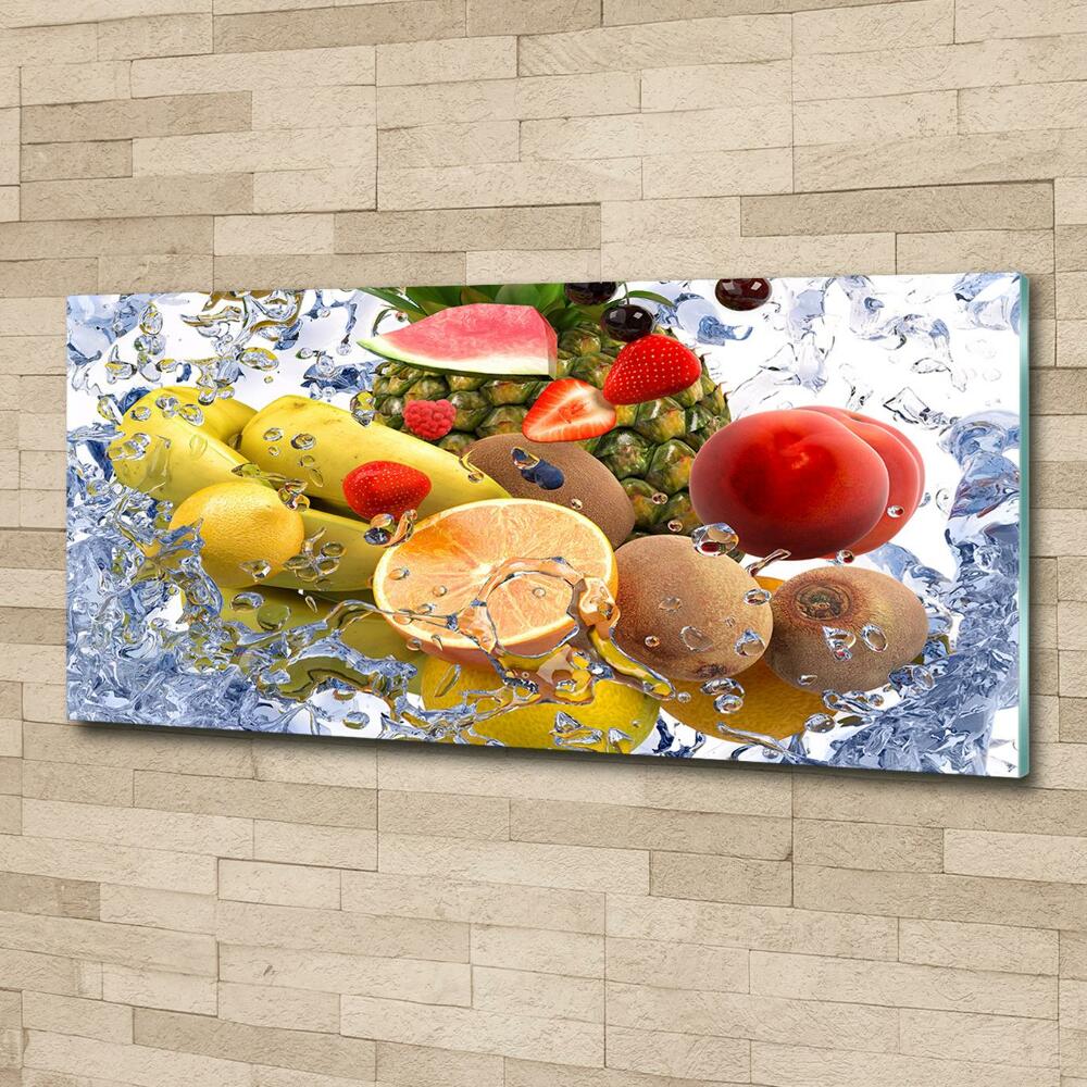 Tableau photo sur verre Fruit et eau