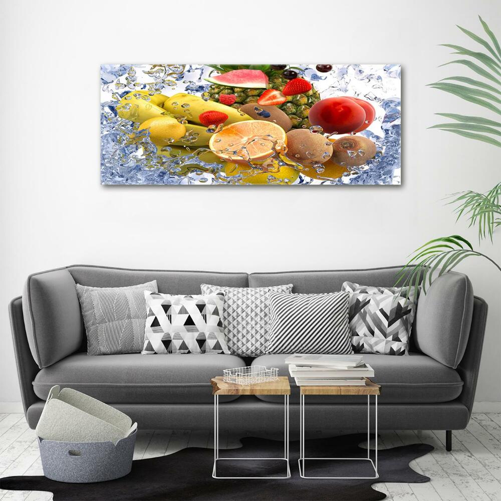 Tableau photo sur verre Fruit et eau