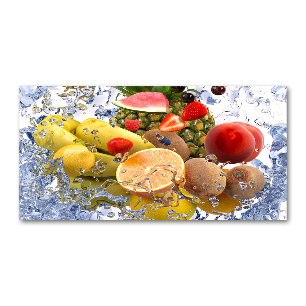 Tableau photo sur verre Fruit et eau