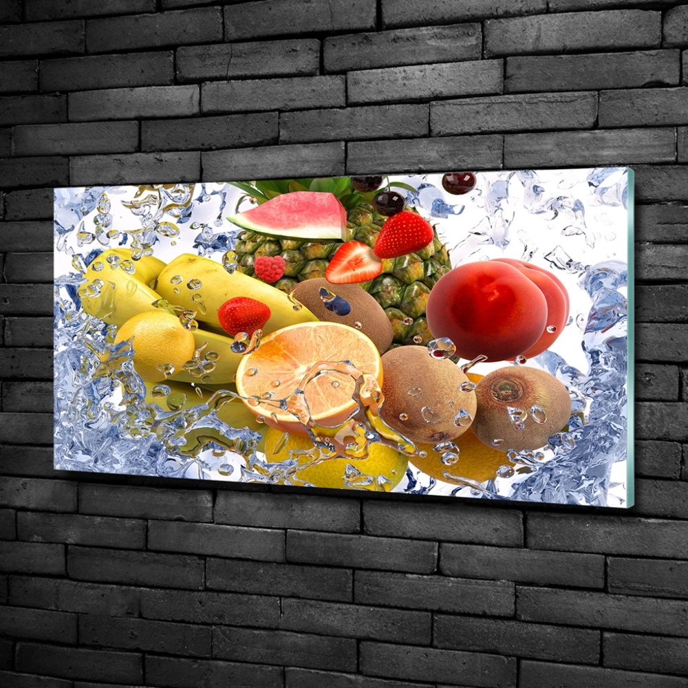 Tableau photo sur verre Fruit et eau