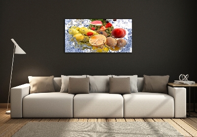 Tableau photo sur verre Fruit et eau