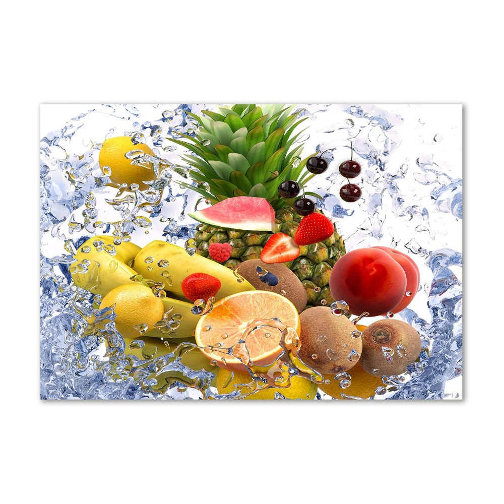 Tableau photo sur verre Fruit et eau